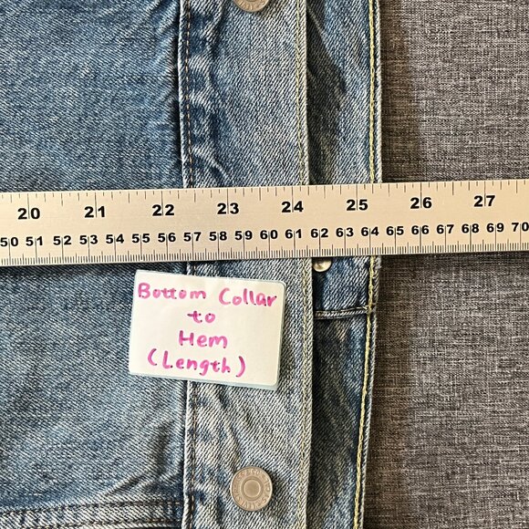Levi's Trucker Denim Jacket - Men's Size M - Blue - Picture 10 of 11